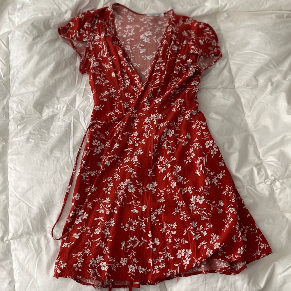 Floral Wrap Dress